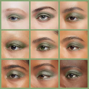 Jade Green Shimmering Eucalyptus Olive Soft Pressed Powder Single Vegan Eyeshadow; Talc, Paraben & Cruelty Free - Product ...