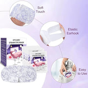 XPCARE 32 Pack Steam Eye Masks for Dry Eyes, SPA Warm Sleep Eye Mask, Disposable Heated Eye Mask for Dark Circles, Puffy E...