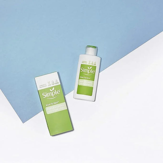 Simple Kind to Skin Face Moisturizer For Sensitive Skin Replenishing Rich 12-Hour Moisturization for All Skin Types 4.2 oz...