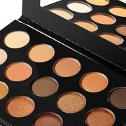 Nude Gold Eyeshadow Palette Natural Naked Smokey Warm Neutral 15 Shades, DE'LANCI Ultra-Blendable High Pigmented Matte Shi...