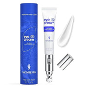 Under Eye Cream with Caffeine, Turmeric & Hyaluronic Acid | Vibrating Applicator & Snail Mucin | Anti-Aging Treatment to R...