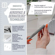 Premium Dermaplaning Tool - Multipurpose Face Razor for Women - Exfoliating Dermaplaner for Smooth Skin, Gentle Eyebrow an...
