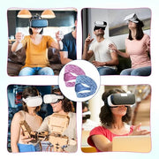 Grevosea 2 Pack VR Eye Mask, Adjustable Breathable VR Sweat Band Comfortable and Sweat-Resistant Eye Face Cover for Meta/O...