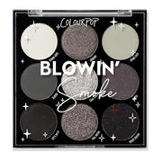 ColourPop Blowin' Smoke Eyeshadow Palette - Silver & Smokey Eye Eyeshadow Palette with Metallic & Matte Finishes - High-Pi...