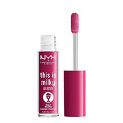 NYX PROFESSIONAL MAKEUP This Is Milky Gloss, Lip Gloss with 12 Hour Hydration, Vegan - Malt Shake (Warm Red) - Product Image
