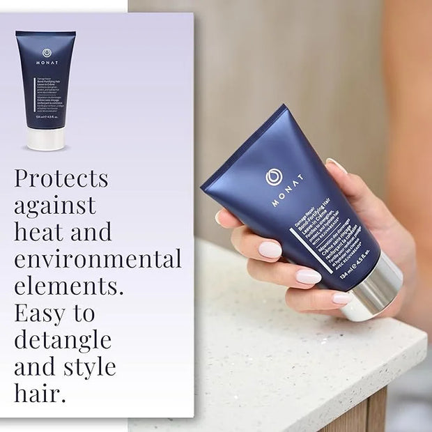 MONAT Damage Repair Bond-Fortifying Hair Crème – Leave-in Crème Conditioner Refreshing Neroli and Orange Flower Fragrance ...