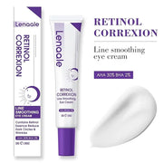 Eye Cream, Retinol Eye Cream for Dark Circles, Puffiness Anti Aging, With Hyaluronic Acid, Peptides, Caffeine Reduces Bags...