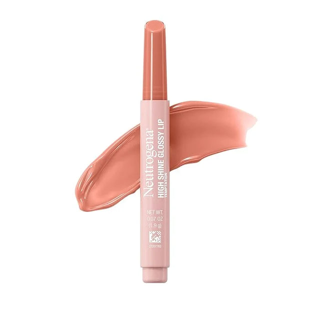 Neutrogena High Shine Glossy Lip with Maracuja Oil + Vitamins & Antioxidant Vitamin E, Nourishing Glossy Lip, Non-Retracta...