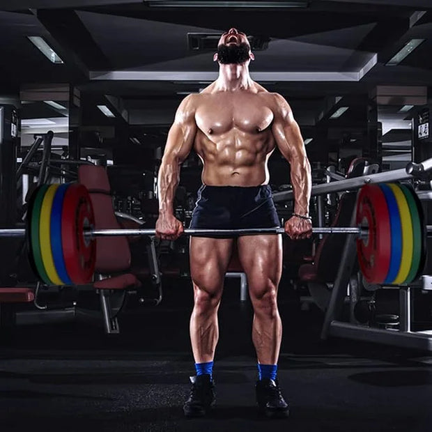 10LB/25LB/35LB/45LB/55LB Bumper Plates Odorless with 2" Opening Olympic - Product Image