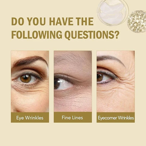 Under Eye Patches for Dark Circles,Puffy Eyes,20 Pairs Face Masks SkinCare With Collagen and Retinol for Anti wrinkles Smo...