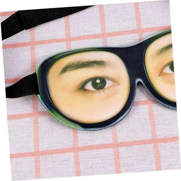 Mobestech 2pcs Travel Eye Mask Eye Mask for Travel Spoof Eye Mask Stereoscopic Eye Mask Eye Printing Eyeshade Funny Eye Ma...