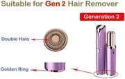 Replacement Heads for Flawless Generation 2, Facial Hair Removal Replacement Heads for Women, Compatible with Finishing Fl...
