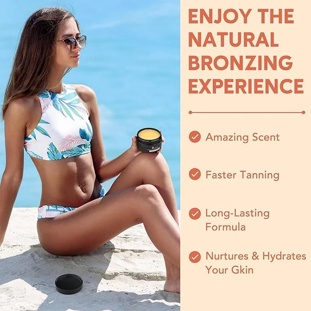 LUXELUX Intensive Tanning Balm Gel, Natural Tanning Accelerator Balm Gel,Brown Tanning Balm, 6.7 Fl Oz (200 ml) Natural Ta...