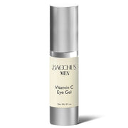 Bacchus Men Vitamin C Eye Gel, Reduce Dark Circles, Spots and Eye Puffiness - Anti Aging Treatment Nourishes, Revitalizes,...