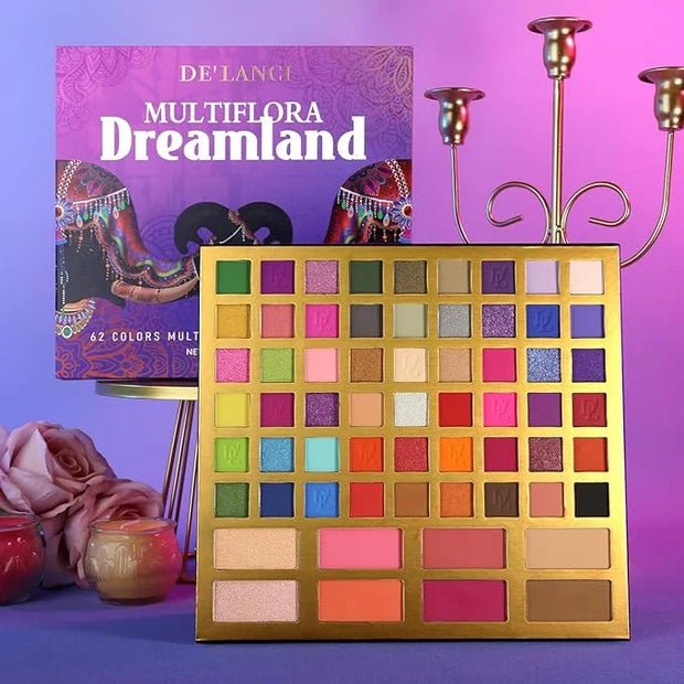 Large Eyeshadow Palette for Makeup Beginners, DE'LANCI Big