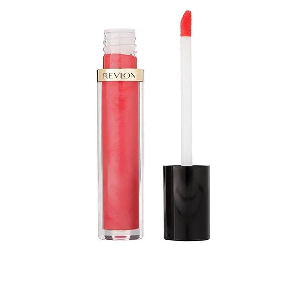 Revlon Super Lustrous Lip Gloss, Non-Sticky, Hydrating, High Shine Finish, 243 Sizzling Coral, 0.13 oz - Product Image