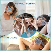 Single Moist Heat Eye Compress Pad, Microwavable, Eye Mask for Dry Eye, Good for Pink Eye, Blepharitis and Stye Eye, Reusa...