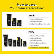 Lumin - Men's Dark Circle Defense Balm - Anti-Aging Korean Formulated Eye Cream Treatment for dark circles, fine lines, & ...