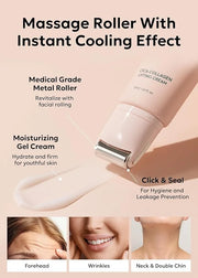 [K-Beauty] Bewants Cica Collagen Lifting Cream(1.7 fl oz) and Phyto Collagen Roll-On Eye Cream - Product Image