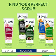 St. Ives Blackhead Clearing Face Scrub, Clears Blackheads & Unclogs Pores, Green Tea & Bamboo, Salicylic Acid Acne Treatme...