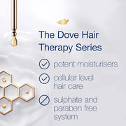 Dove Hair Therapy Shampoo for Damaged Hair Breakage Remedy Hair Shampoo with Nutrient-Lock Serum 13.5 fl oz - Product Image