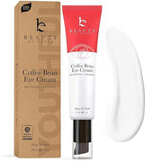 Beauty by Earth Caffeine Eye Cream for Puffiness & Bags Under Eyes - USA Made with Natural & Organic Ingredients, Under Ey...