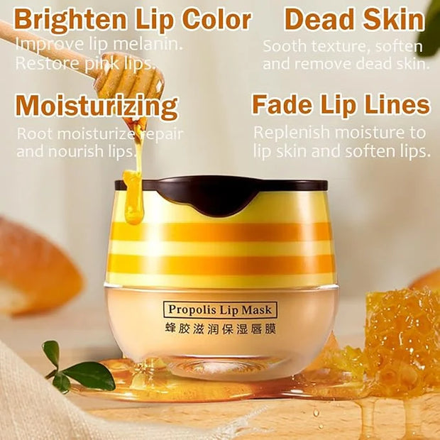 4PCS Strawberry & Honey Lip Balm,