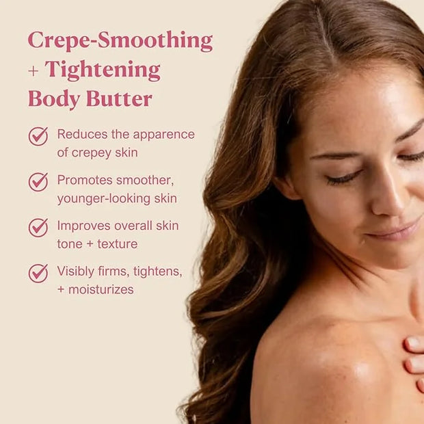 Nakery Skin Toning Body Butter for Women - Firming Body Lotion for Women - Peptide Infused Body Lotion for Crepey & Saggin...