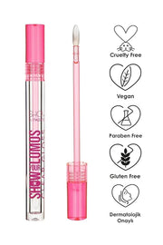 Show Your Lumos Clear Gloss | Transparent Silicone Applicator | Colorless Transparent Texture | Lightweight Formula | Ultr...
