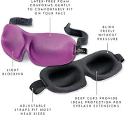 Bucky 40 Blinks No Pressure Printed Eye Mask for Travel & Sleep, Marble, One Size - Product Image