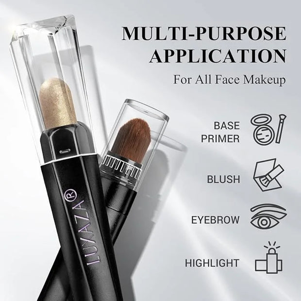 3PCS Cream Eyeshadow Sticks, Neutral Eye Shadow Makeup Pencil Set, Eye Brightener Highlighter, Waterproof & Long Lasting S...