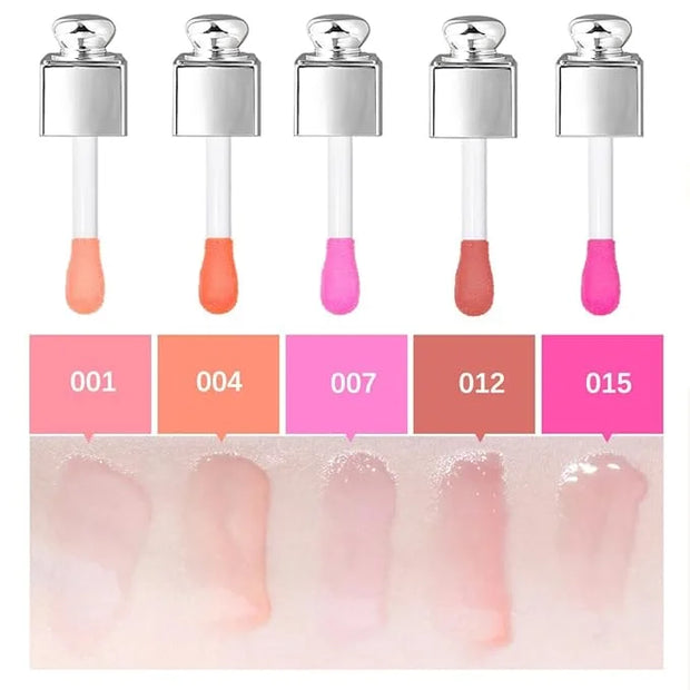 Hydrating Lip Glow Oil, Moisturizing Lip Glow Oil, Nourishing Glossy Transparent Lip Oil, Plumping Lip Oil, Lip Balm, Non-...