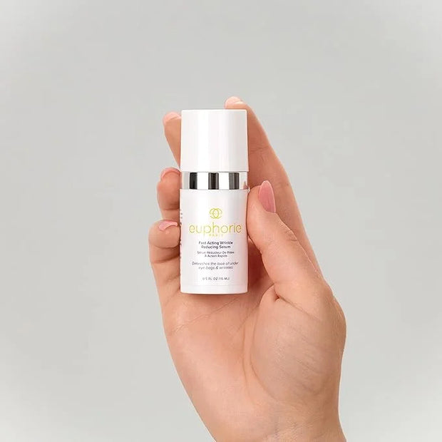 Euphorie Rapid Reduction Eye Serum - Advanced Formula - Anti Aging Serum Visibly Reduces Under-Eye Bags, Wrinkles, Fine Li...