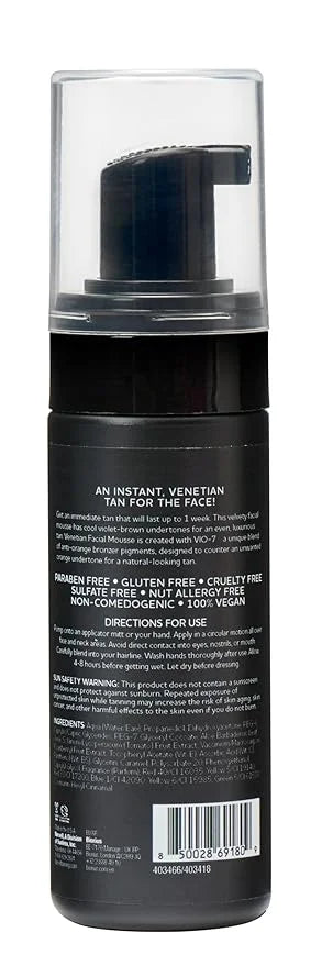 Norvell Venetian Sunless Facial Self Tanner Mousse with Bronzer, 1.7 Fl Oz - Instant Self Tanning - Natural Looking - Anti...
