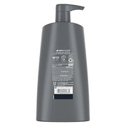 Dove Men+Care Men Shampoo For Healthy-Looking Hair Charcoal + Clay Naturally Derived Plant Based Cleansers 25.4 oz - Produ...