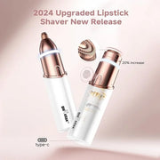Eyebrow Facial Trimmer: 2 in1 Rechargeable Facial Hair Removal and Eyebrow Shaver - Face Lips Body Painless Facial Razor w...