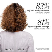 Tangle Teezer Ultimate Detangler Curly Hair Brush, Dry & Wet Hairbrush, Reduces Frizz & Breakage, for 3C to 4C Curly Hair ...
