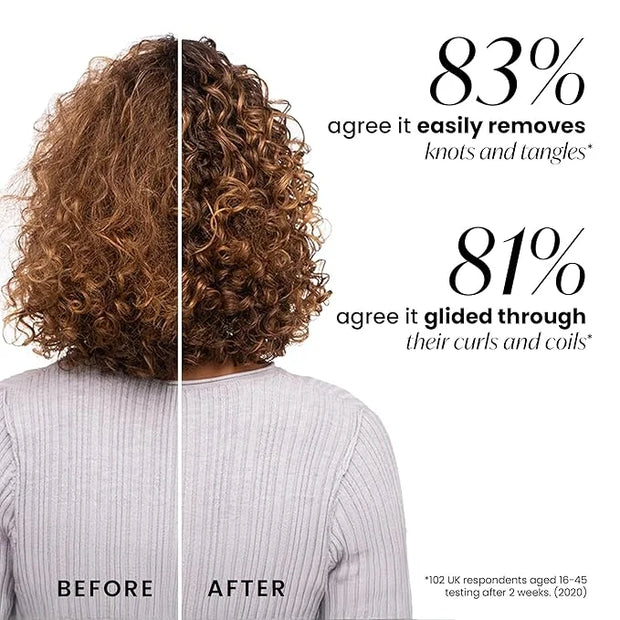 Tangle Teezer Ultimate Detangler Curly Hair Brush, Dry & Wet Hairbrush, Reduces Frizz & Breakage, for 3C to 4C Curly Hair ...