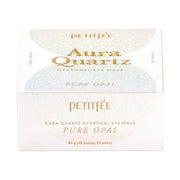 Petitfee Aura Quartz Eye Mask Pure Opal 40 pcs (20 pairs) - Rejuvenating Hydrogel Eye Patch for Puffy Eye Bags, Cooling, D...
