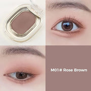 Erinde Single Light Brown Matte Eyeshadow Palette, High Pigment, Long Lasting, Intense Color, Neutral Nudes Naked Matte Pr...