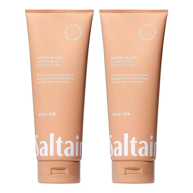 Saltair Body Lotion - 2 Pack Moisturizing Lotion For Dry Skin. Santal Bloom Scented Hydrating Body Cream with Nourishing M...