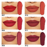 6pcs Matte Lip Gloss Set for Women,Highly Pigmented Velvet Lip Stain，Long Lasting，Waterproof Lip Makeup，Nude，Brown - Produ...