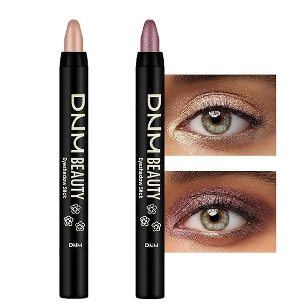 Kaely 2Pcs Cream Eyeshadow Sticks Set for Eyes Waterproof,Sand Shimmer & Orchid Shimmer Matte Eye shadow Stick Pencil Pen ...