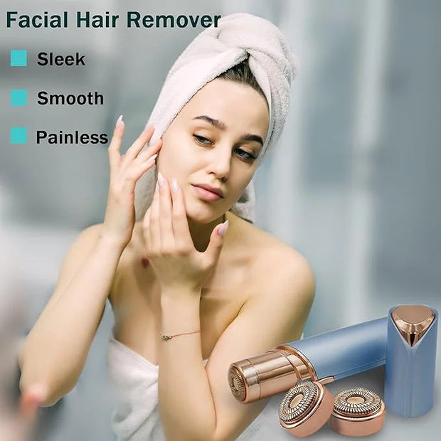 Facial Hair Remover Replacement Heads Gen 2 for Flawless Finishing Touch, Double Ring Blades Compatible with Flawless Gene...