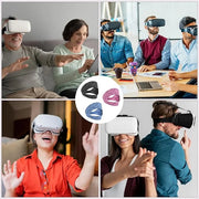 3 Pcs Adjustable VR Eye Mask Breathable VR Sweat Band Eye Face Cover Breathable Sweat Mask Comfortable VR Eye Mask Cover F...