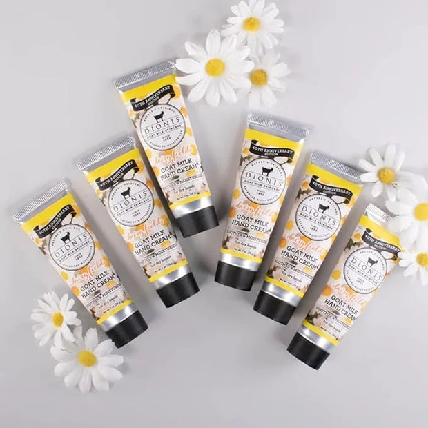Dionis - Goat Milk Skincare Scented Hand Cream (1 oz) Set of 6, Moisturizing Lotion for Dry Skin, Good for Sensitive Skin,...