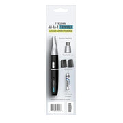 ConairMAN All-in-One Personal Trimmer for Men, for Nose, Ear, Eyebrows and Sideburns Hair Trimmer, 4 piece Men's Grooming ...