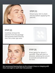 depology Serum-Infused Micro Dart Patches | 4 Pairs Eye Mask | Under Eye Patches for Wrinkles | Fine Lines | Hydrating Eye...