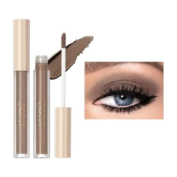 Eyeshadow liquid Matte Long Lasting High-pigmented Eyeshadow Gel Eye Makeup (Matte Dark Brown - Product Image