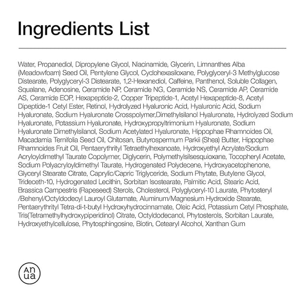 Anua Retinol 0.1 Caffeine Revitalizing Eye Cream, Under Eye Cream For Hydration, Glow Up Eye Contour, Niacinamide, Retinol...